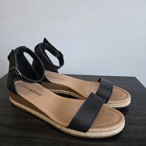 Lucky Brand Ankle-Strap Wedge Sandals